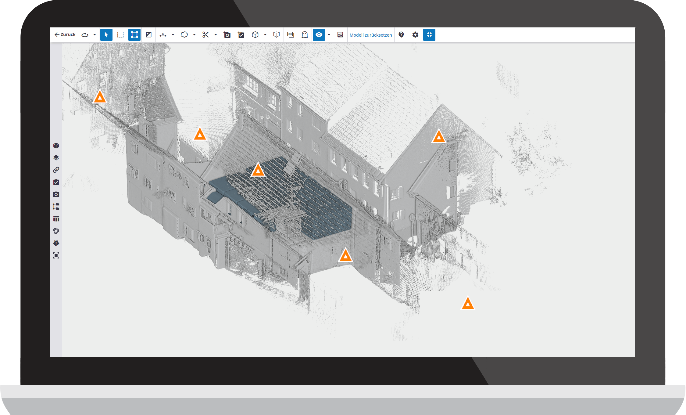 Trimble Reality Capture Stationsansichten