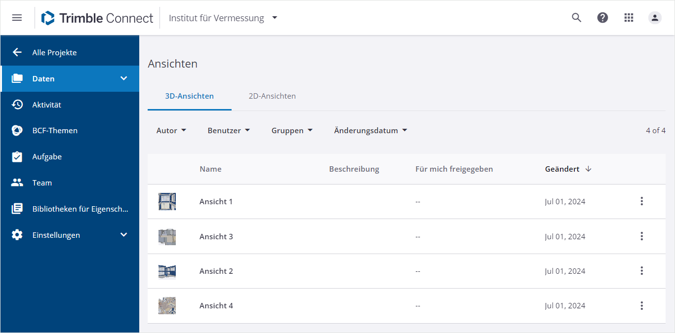 Ansichten